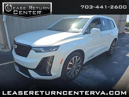 Crystal White Tricoat 2023 Cadillac XT6 Sport AWD
