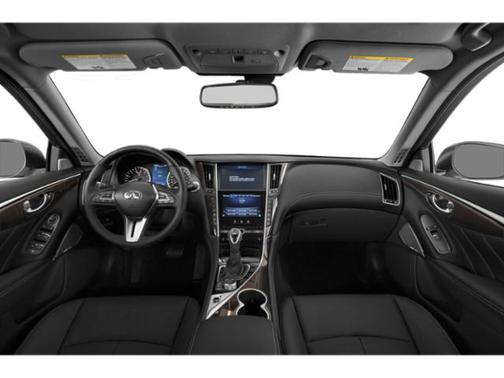 Black 2021 INFINITI Q50 3.0t LUXE