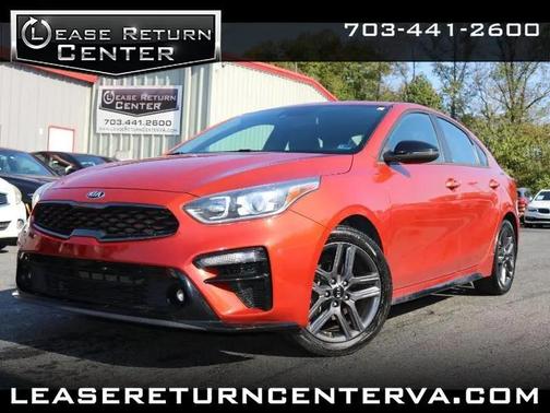Fire Orange 2021 Kia Forte GT-Line