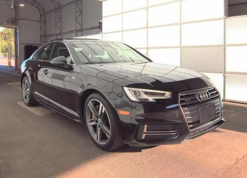 Black 2017 Audi A4 2.0T Premium