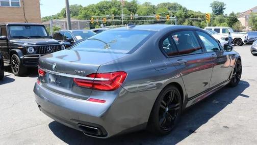 Gray 2016 BMW 740 4dr Sdn 740i RWD