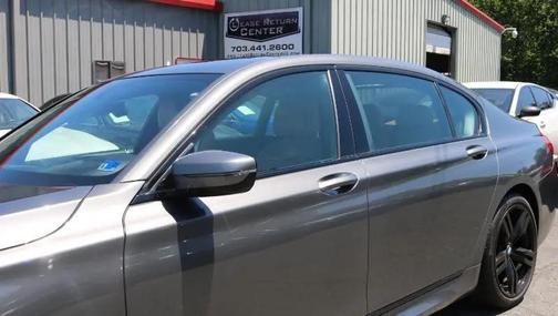 Gray 2016 BMW 740 4dr Sdn 740i RWD