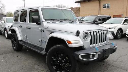 Silver Zynith Clearcoat 2023 Jeep Wrangler 4xe Sahara