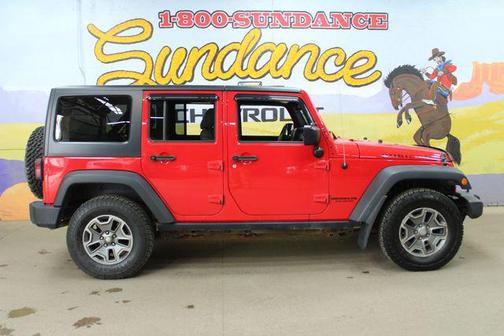 Red 2017 Jeep Wrangler Unlimited Rubicon