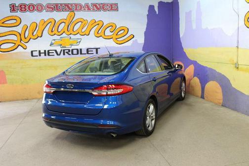 LIGHTNING BLUE 2018 Ford Fusion SE