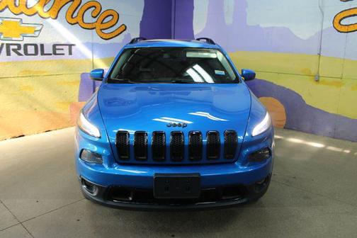 Hydro Blue Pearl 2018 Jeep Cherokee Limited