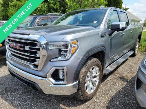 Satin Steel Metallic 2021 GMC Sierra 1500 SLT