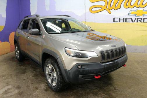 Light Brownstone Pearl 2019 Jeep Cherokee Trailhawk Elite