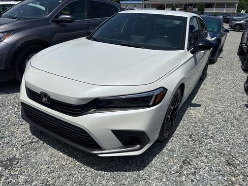 Platinum White Pearl 2022 Honda Civic Sport