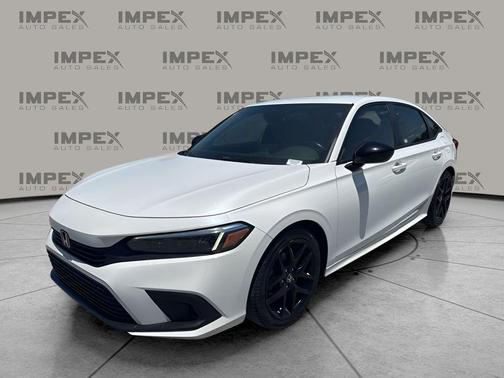 Platinum White Pearl 2022 Honda Civic Sport