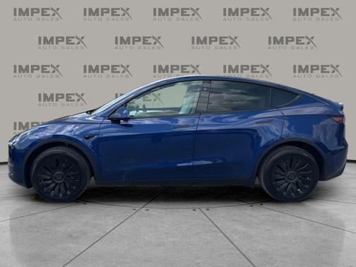 Deep Blue Metallic 2024 Tesla Model Y Long Range Dual Motor All-Wheel Drive