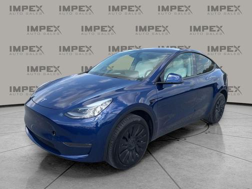 Deep Blue Metallic 2024 Tesla Model Y Long Range Dual Motor All-Wheel Drive