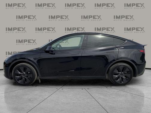 Solid Black 2025 Tesla Model Y Long Range Dual Motor All-Wheel Drive