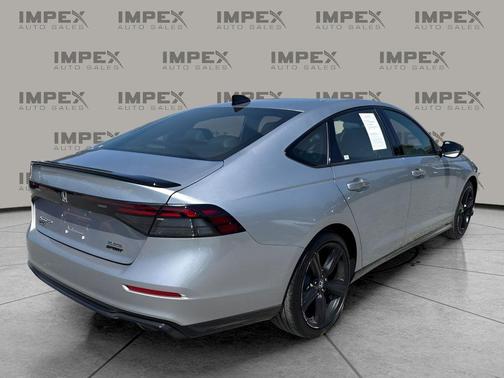 Solar Silver Metallic 2025 Honda Accord Hybrid Sport-L