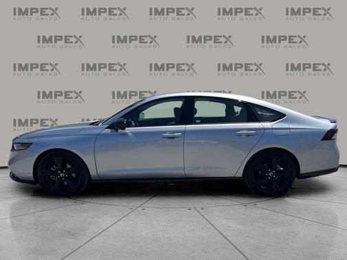 Solar Silver Metallic 2025 Honda Accord Hybrid Sport-L