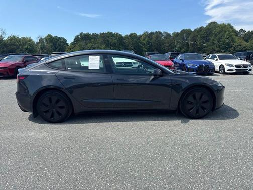 Black 2025 Tesla Model 3 Long Range