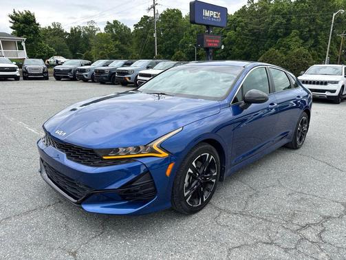 Sapphire Blue 2022 Kia K5 GT-Line