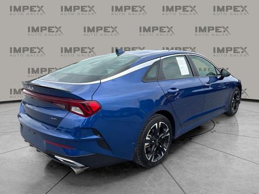 Sapphire Blue 2022 Kia K5 GT-Line