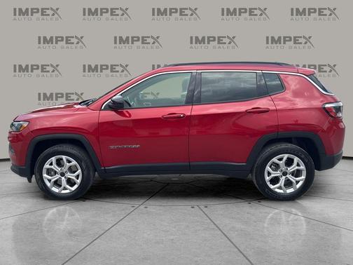Red Hot Pearlcoat 2025 Jeep Compass Latitude