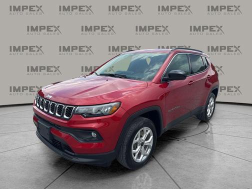 Red Hot Pearlcoat 2025 Jeep Compass Latitude