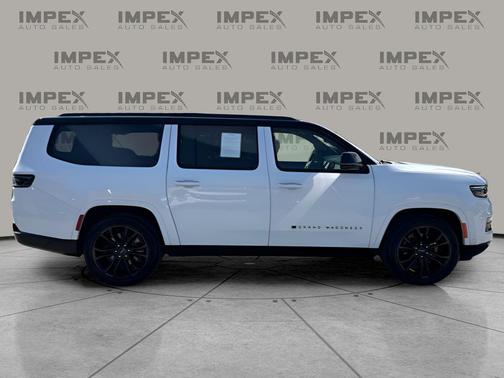 Bright White Clearcoat 2024 Jeep Grand Wagoneer L Series III Obsidian 4x4