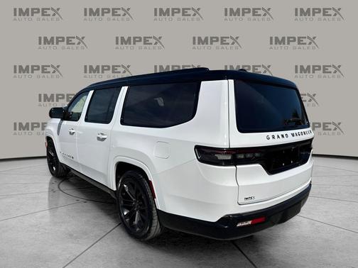 Bright White Clearcoat 2024 Jeep Grand Wagoneer L Series III Obsidian 4x4