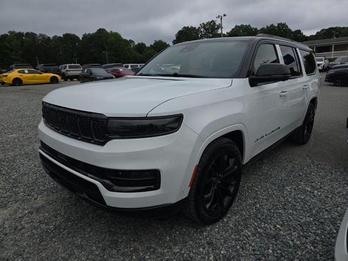 Bright White Clearcoat 2024 Jeep Grand Wagoneer L Series III Obsidian 4x4