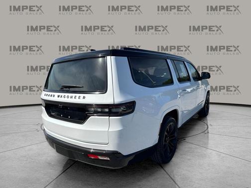 Bright White Clearcoat 2024 Jeep Grand Wagoneer L Series III Obsidian 4x4