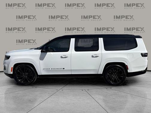Bright White Clearcoat 2024 Jeep Grand Wagoneer L Series III Obsidian 4x4