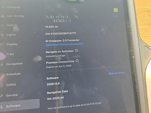 Pearl White Multi-Coat 2019 Tesla Model X 100D