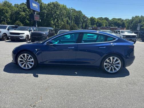 Deep Blue Metallic 2018 Tesla Model 3 Mid Range
