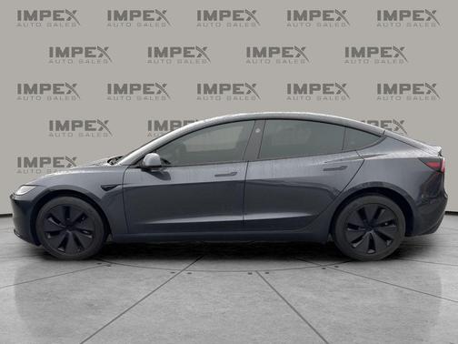 Stealth Grey 2025 Tesla Model 3 Long Range