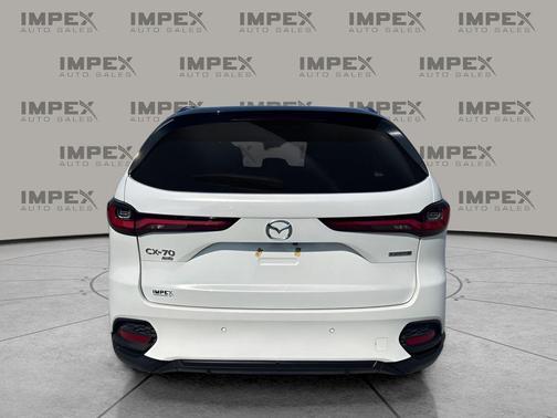 Rhodium White Premium 2025 Mazda CX-70 3.3 Turbo Preferred Package