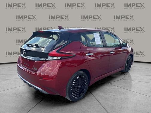 Scarlet Ember Tintcoat 2023 Nissan Leaf SV PLUS 60 kWh