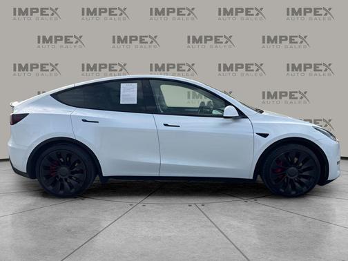 Pearl White Multi-Coat 2022 Tesla Model Y Performance Dual Motor All-Wheel Drive