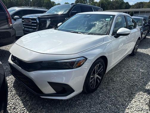 Platinum White Pearl 2024 Honda Civic LX