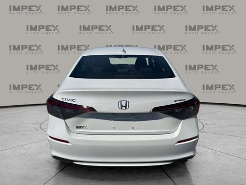 Platinum White Pearl 2025 Honda Civic Sport