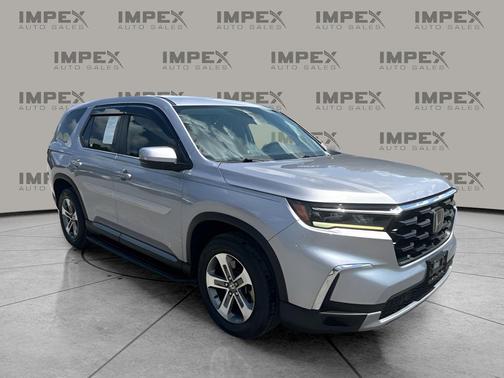 Lunar Silver Metallic 2023 Honda Pilot 2WD EX-L 7 Passenger