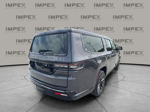 Baltic Gray Metallic Clearcoat 2025 Jeep Grand Wagoneer L Series III Obsidian 4x4