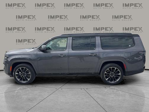 Baltic Gray Metallic Clearcoat 2025 Jeep Grand Wagoneer L Series III Obsidian 4x4