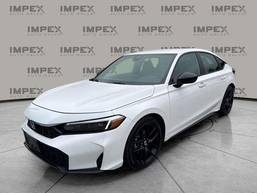 Platinum White Pearl 2026 Honda Civic Sport