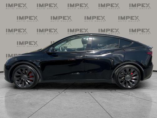 Solid Black 2021 Tesla Model Y Performance Dual Motor All-Wheel Drive