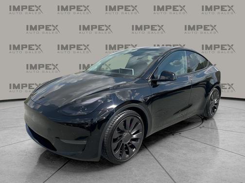 Solid Black 2021 Tesla Model Y Performance Dual Motor All-Wheel Drive