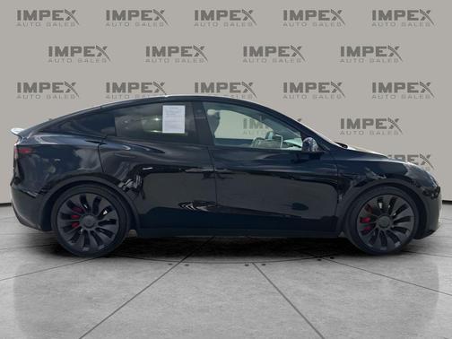 Solid Black 2021 Tesla Model Y Performance Dual Motor All-Wheel Drive