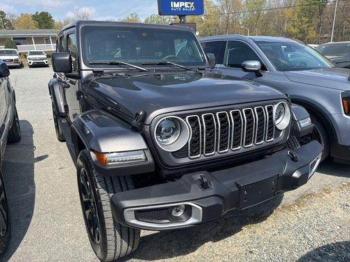 Granite Crystal Metallic Clearcoat 2025 Jeep Wrangler 4xe Sahara