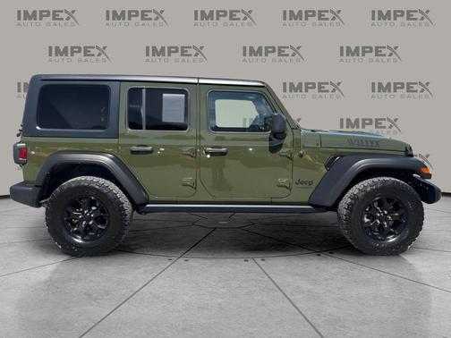 Sarge Green Clearcoat 2022 Jeep Wrangler Unlimited Sport