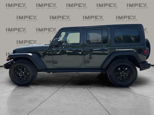 Sarge Green Clearcoat 2022 Jeep Wrangler Unlimited Sport