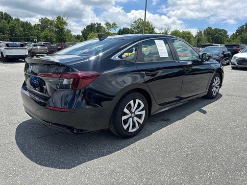 Crystal Black Pearl 2025 Honda Civic LX