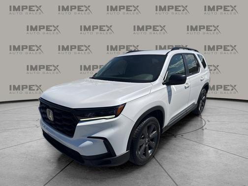 Platinum White Pearl 2025 Honda Pilot Sport