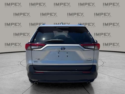 Silver Sky Metallic 2023 Toyota RAV4 Hybrid LE